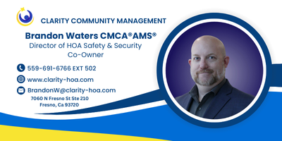 Brandon Waters, Clarity Community Management